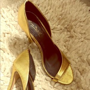 Gold heels